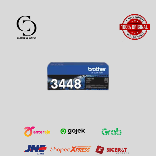 Toner Brother TN-3448 Original FOR USE PRINTER : HL-L5100DN / L6200DW / L6400DW DCP-L5600DN MFC-L590