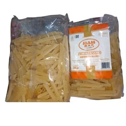 MAM BAS stik kentang panjang mentah 500gr/bungkus