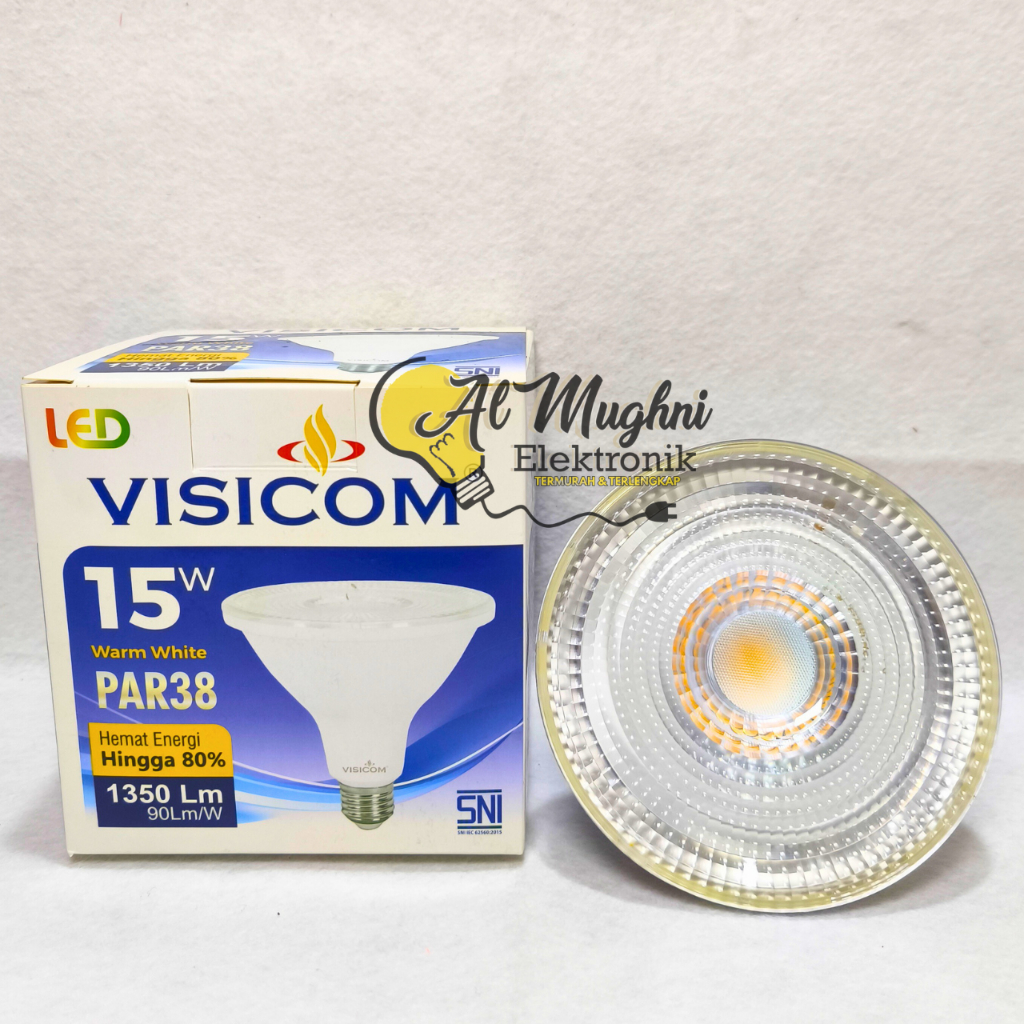 Lampu Sorot LED VISICOM 15 Watt Warm White Lampu LED PAR38