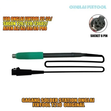 GAGANG SOLDER STATION ONGLAI FIXTOOL T210 TOMBOL FOR ONGLAI FIXTOOL ST-3S/SUGON T26/T28/T3602/AIFEN 