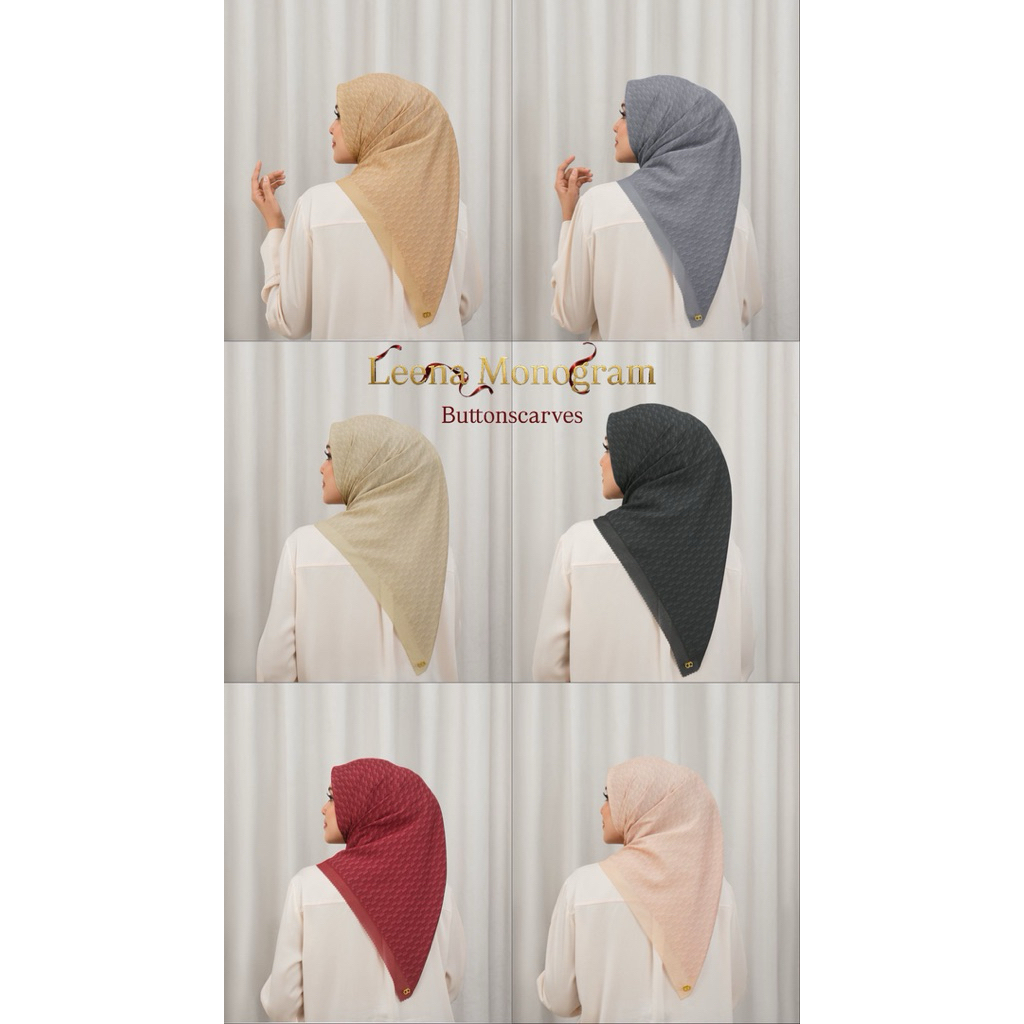 BUTTONSCARVES - LEENA SERIES - JILBAB BUTTON ORI