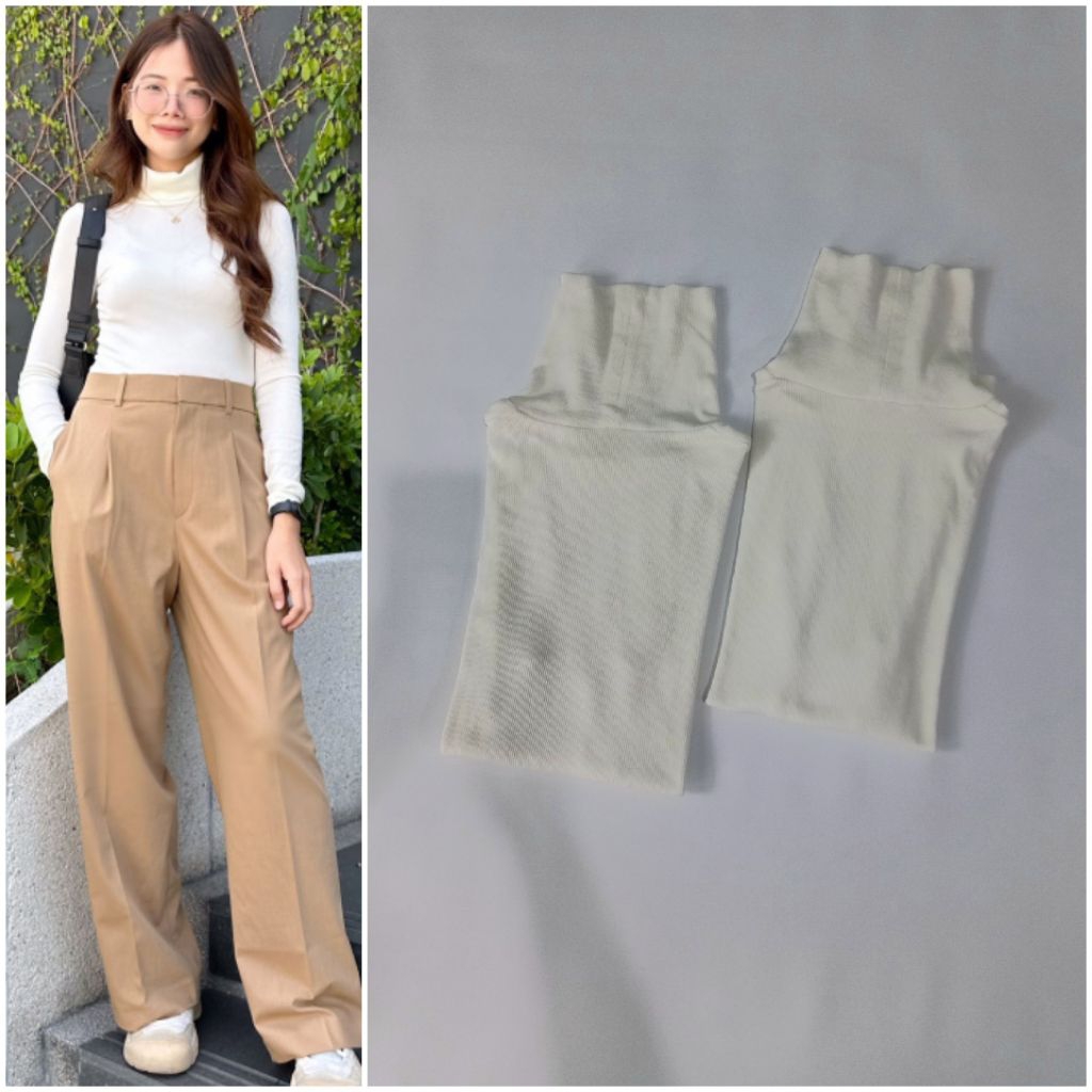 UNIQLO Heattech Extra Warm Seamless Ribbed TShirt