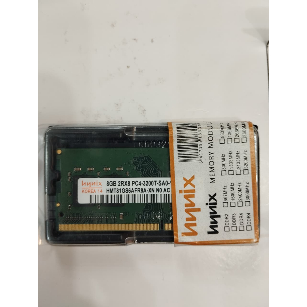 SK Hynix RAM Laptop 8GB DDR4 3200Mhz Sodimm Notebook