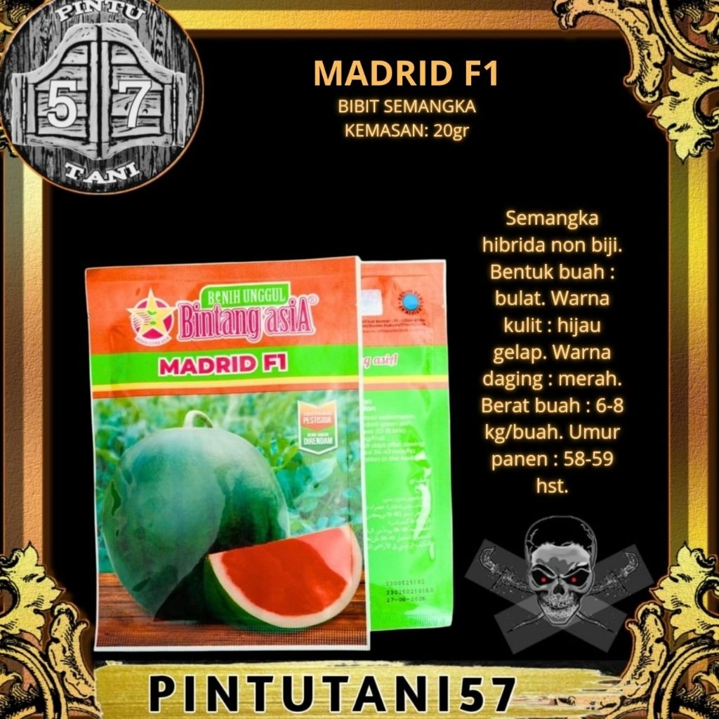 BIBIT SEMANGKA MADRID F1 20GRAM