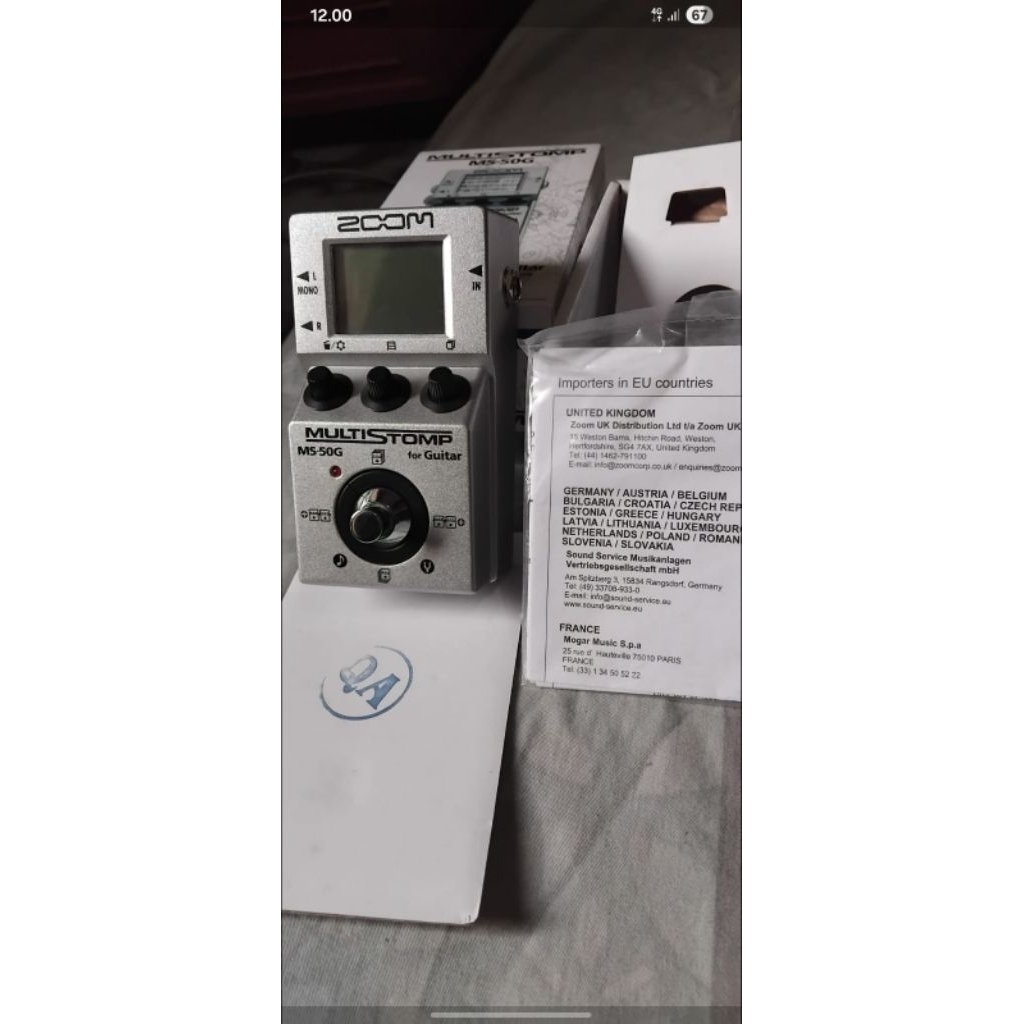 ZOOM MS50G MULTISTOMP efek gitar