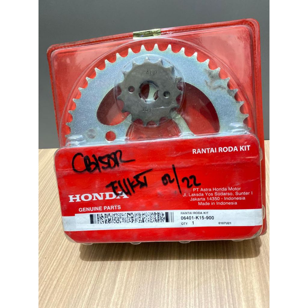 Gear paket/set Cb150R Original/Asli