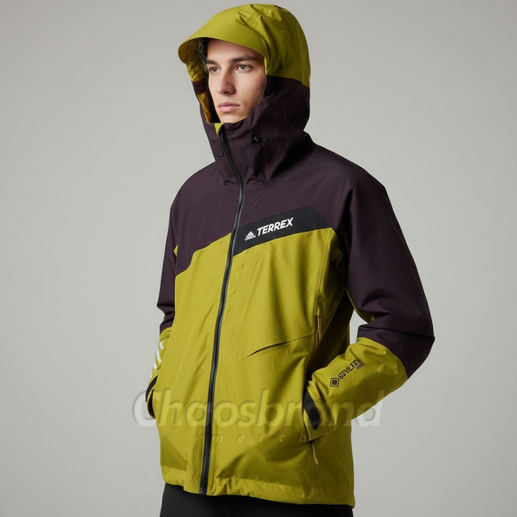 Garis Tiga Terrex Techrock Gore-tex Pro Jacket - Yellow (XL)
