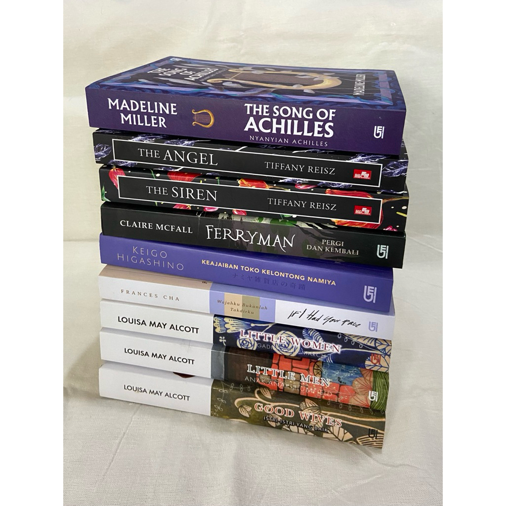 Preloved Buku Bekas Novel The Song Of Achilles Little Women Little Men Good Wives If I Had Your Face