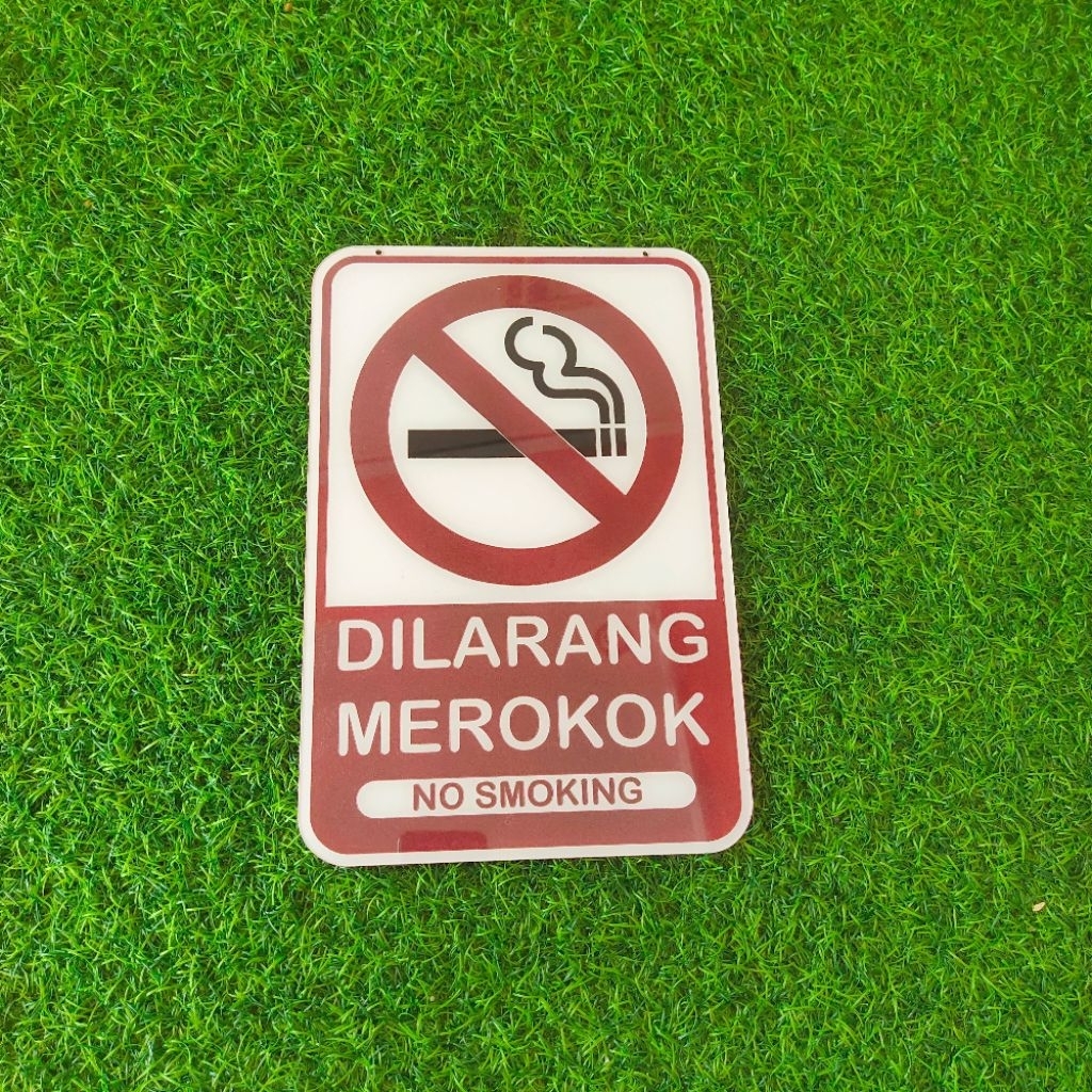Sign Rambu hiasan dinding dilarang merokok