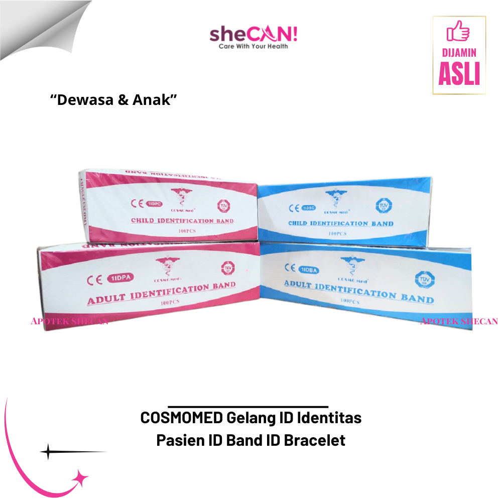 COSMOMED Gelang ID Identitas Pasien ID Band ID Bracelet
