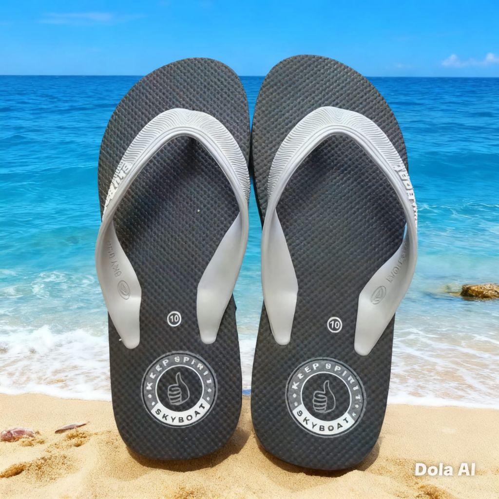 SANDAL JEPIT SKY BOAT HITAM
