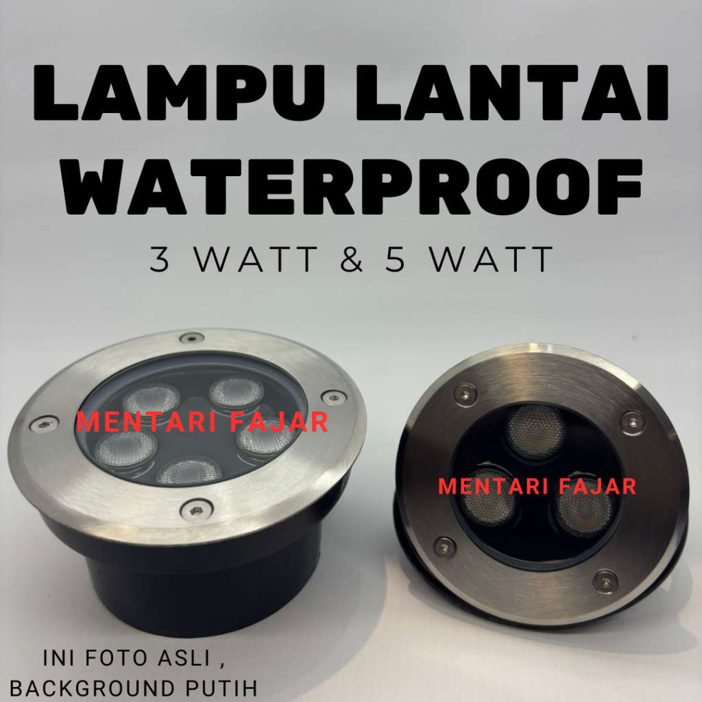 Lampu Lantai LED Ground 3W 5W Lampu Lantai Tanam Outdoor