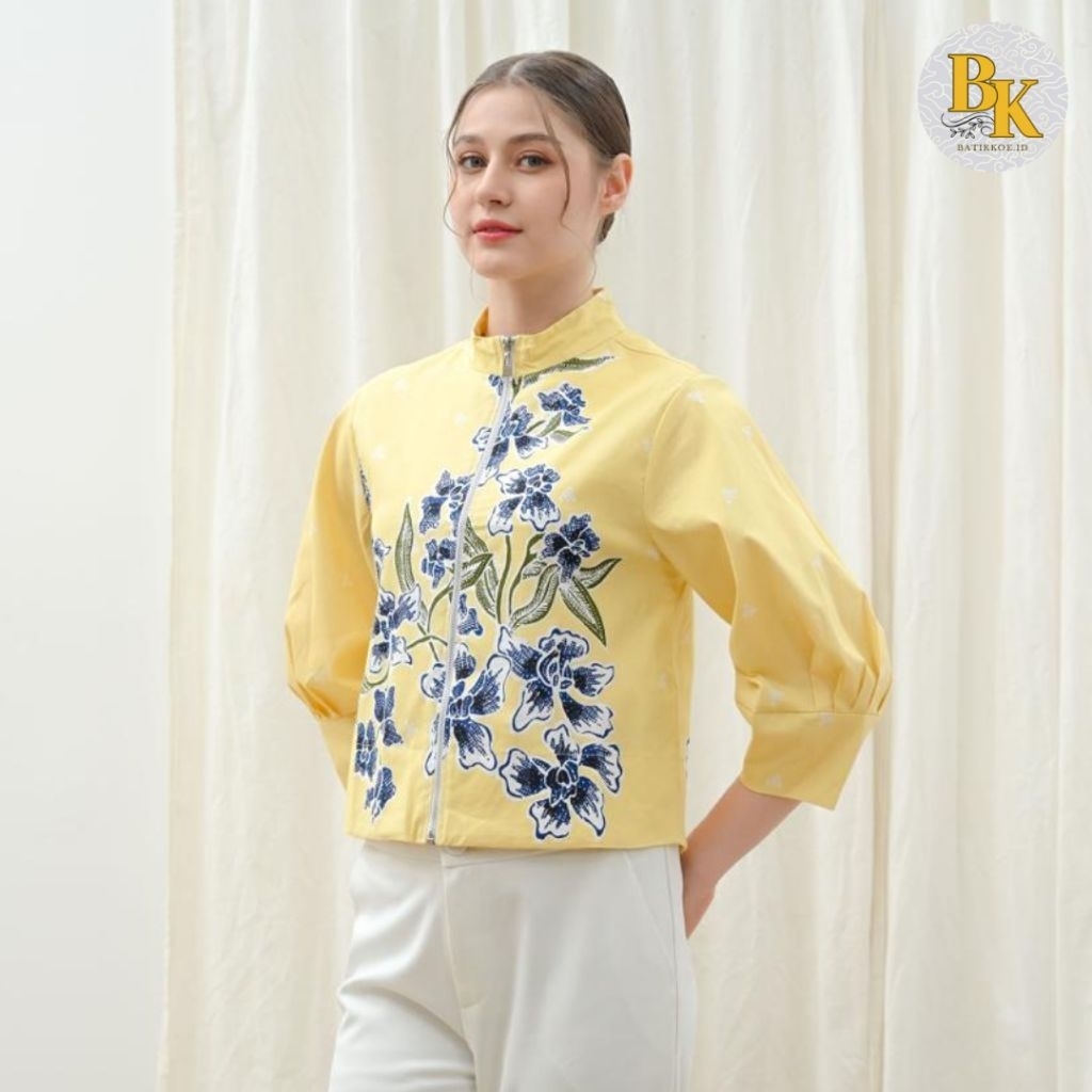 Outer Batik 135 CCC/ Jaket Bomber / Batik Modern / Batik Couple / Couple Keluarga