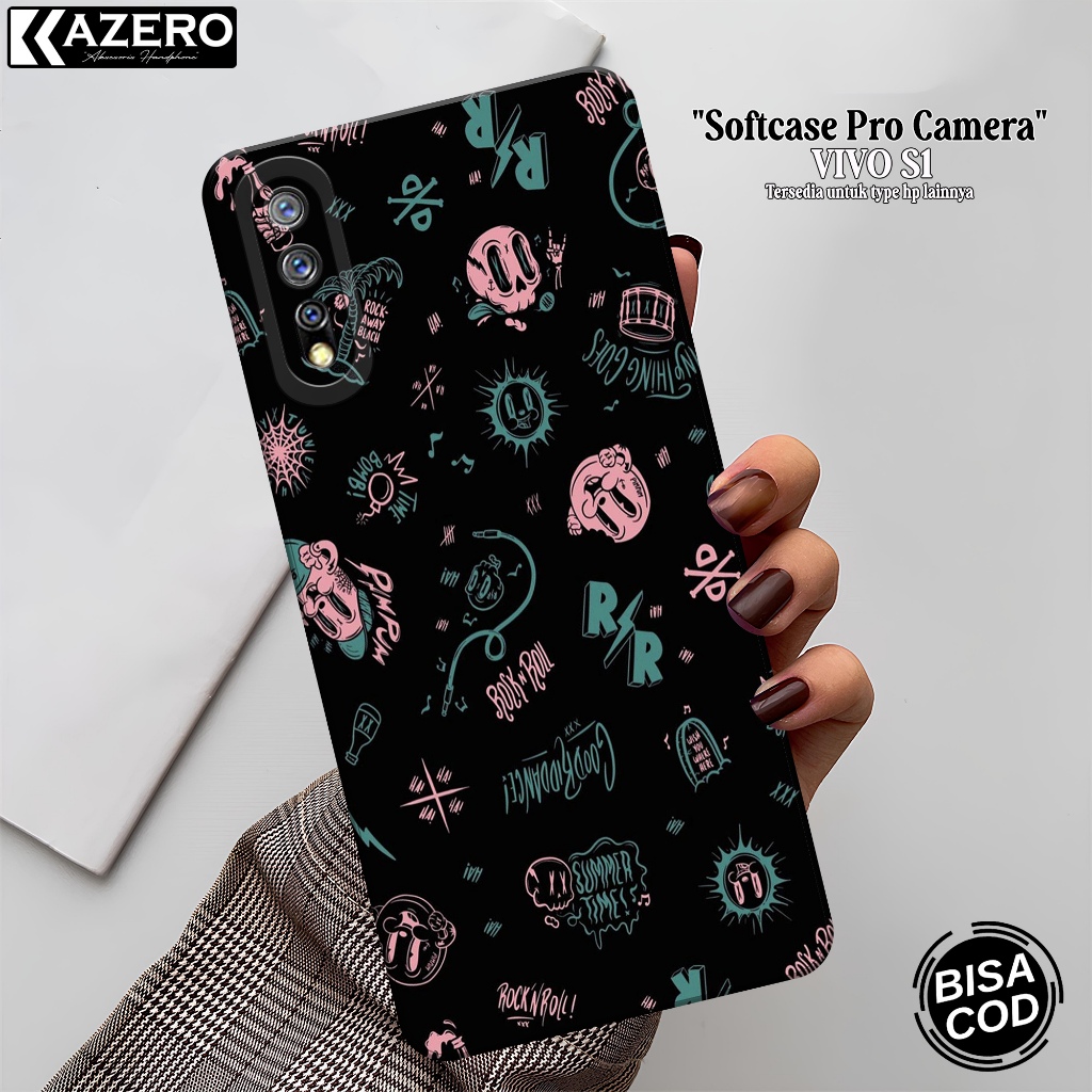 Silikon Vivo S1 - Fashion Case Aesthetic - Softcase Vivo S1 - Case Vivo S1 - Kesing Vivo S1- Aksesor
