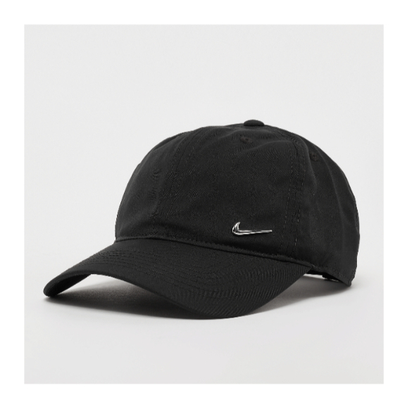 Topi Anak Nike Dri-Fit Metal Swoosh Club Cap Black Original NYA8A3132023