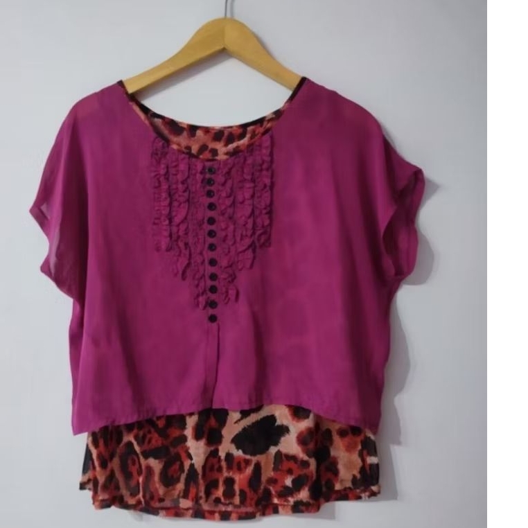 Preloved blus sifon LD 104