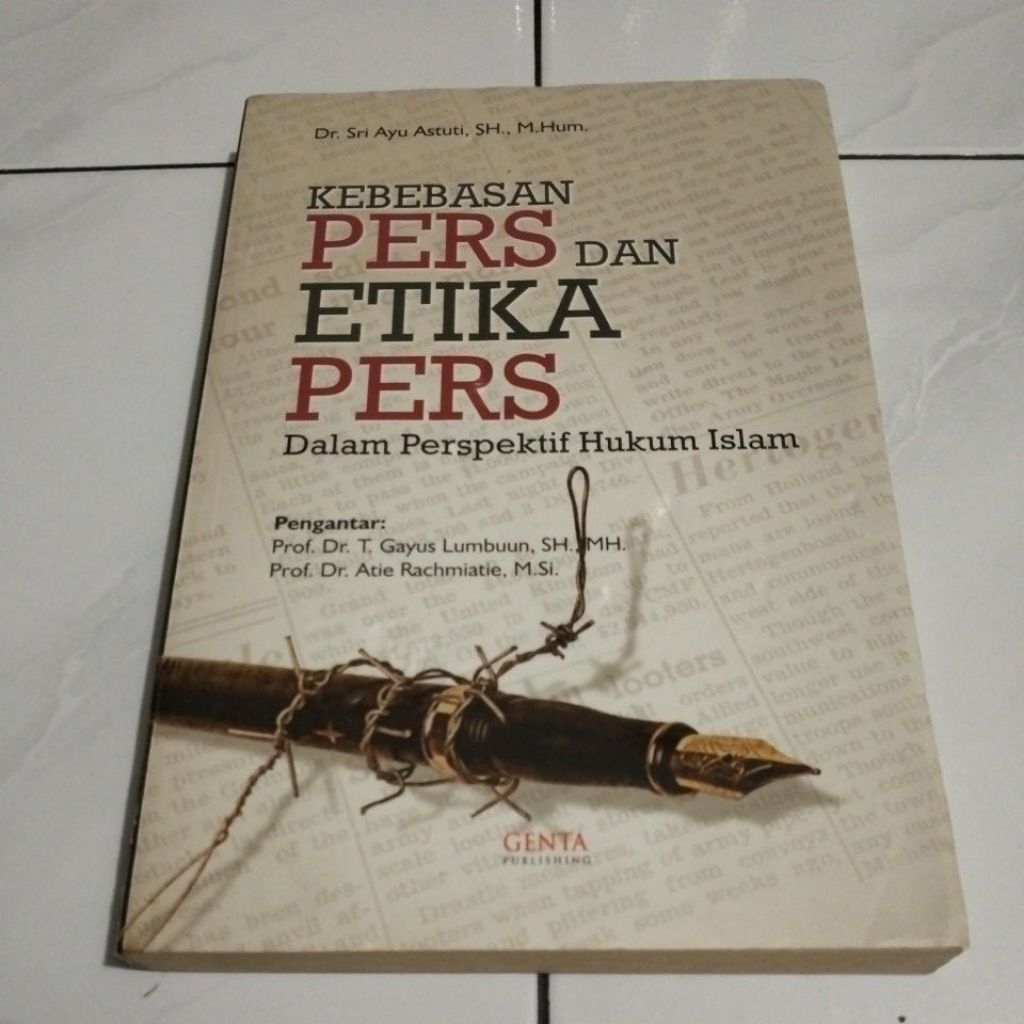 buku kebebasan pers dan etika pers