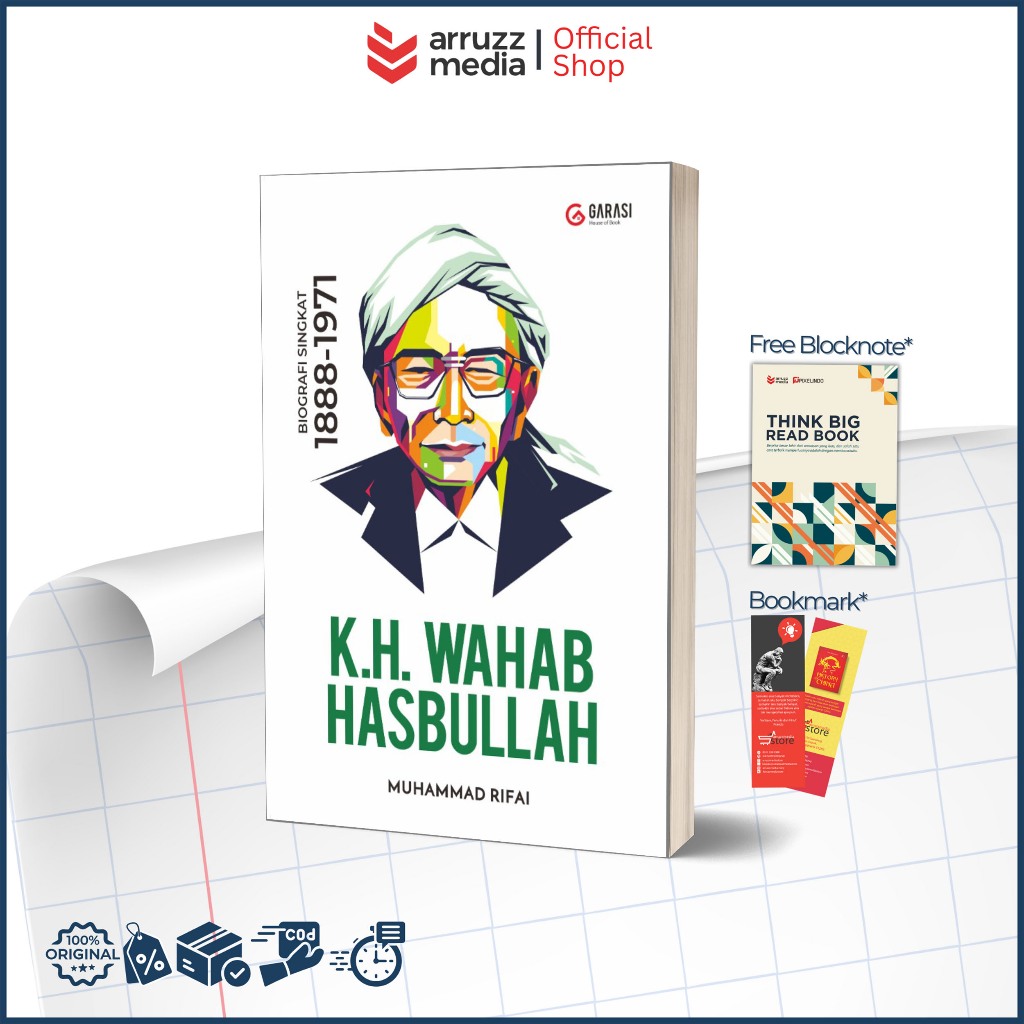 Arruzzmediastore Buku Biografi KH. Wahab Hasbullah 1888-1971