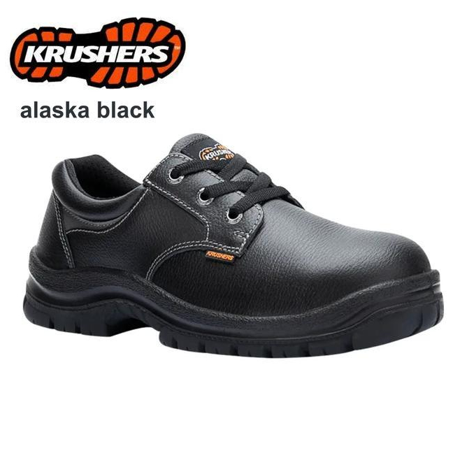 Sepatu Safety Pendek Krushers Alaska Brown / Black Original 100%
