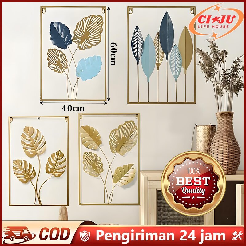 [Ready Stock] Wall Decor Hiasan Dinding 40*60Cm Dinding Besi Sofa Ruang Tamu Kreatif Modern Latar