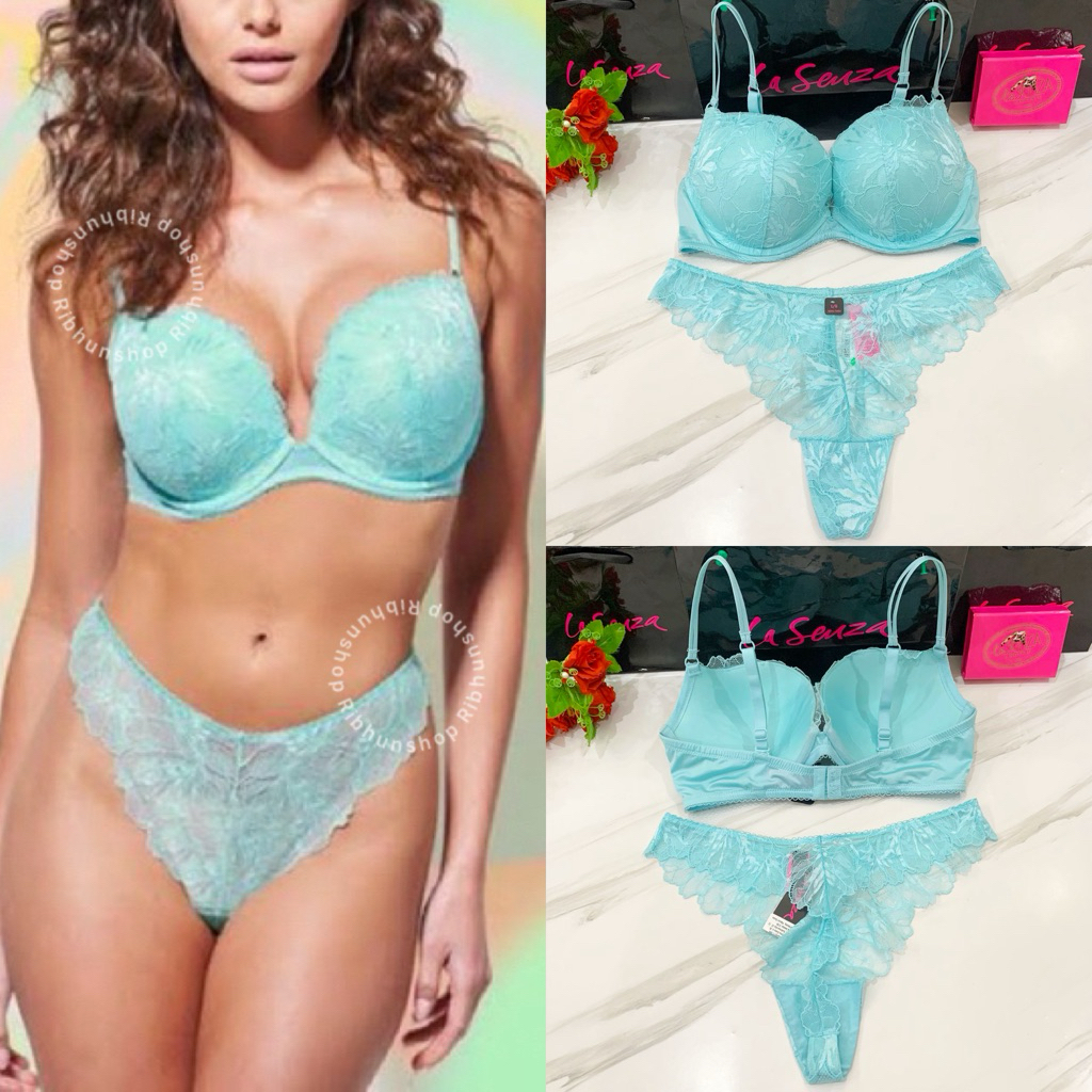 La Senza Original Bra Set Beyond Sexy Gel Push Up Size 34C 11199078