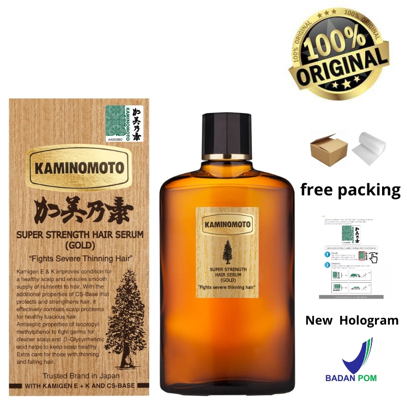 Kaminomoto Hair Growth Tonic Gold/ Hair Growth Serum Original Jepang/ BPOM/EXP2030