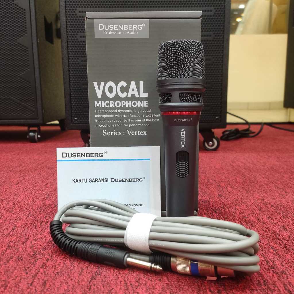 Dusenberg Mic Kabel Dyanmic Vertex Kualitas Suara Bagus Cocok Buat Karaoke Performa Baik