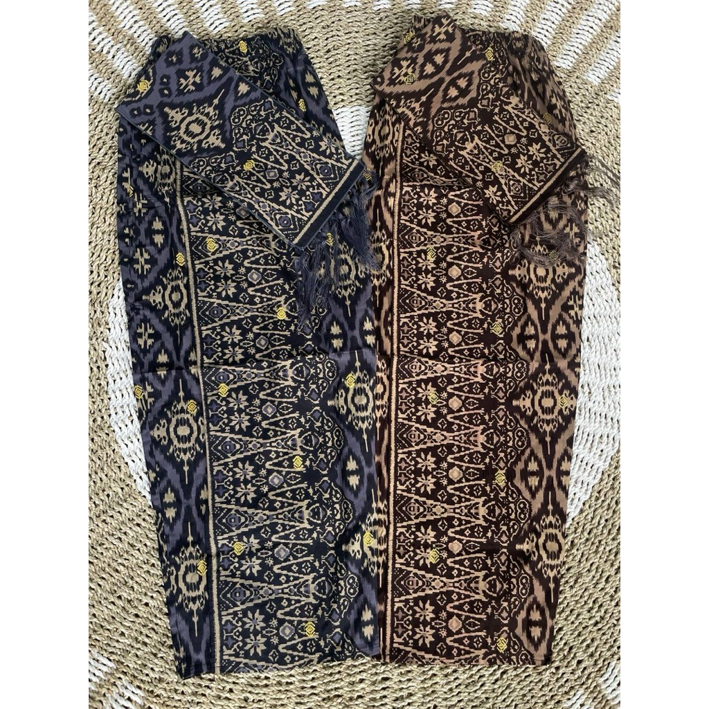 Rok/kamen jadi motif endek bordir set selendang