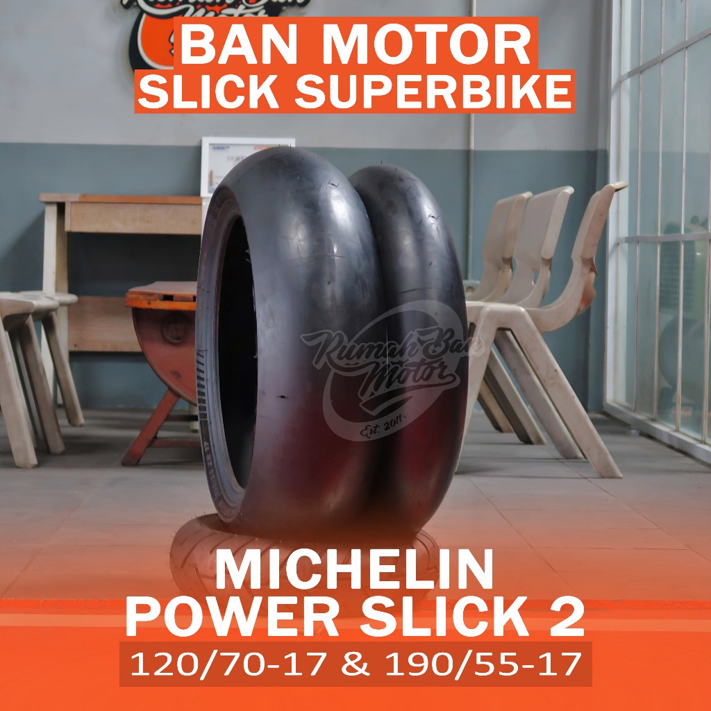 MICHELIN POWER SLICK 2 120/70-17 190/55-17 Ban ZX10R CBR 1000RR