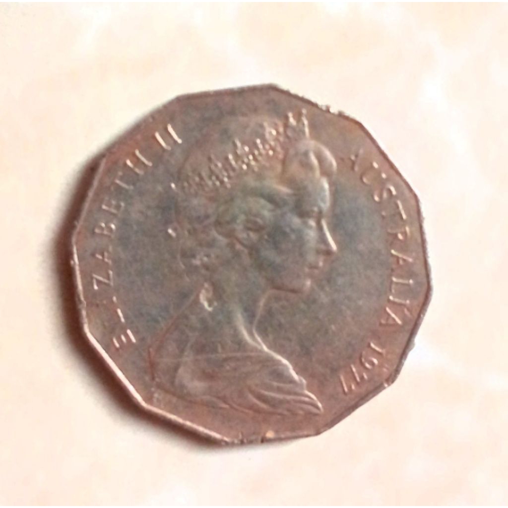 Koin 50 Cents Australia 1977