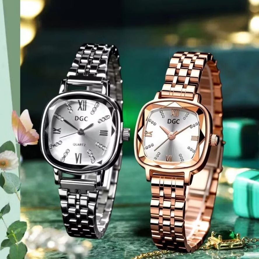 Jam Tangan Wanita Quartz Analog dial Korea jam Tangan perempuan