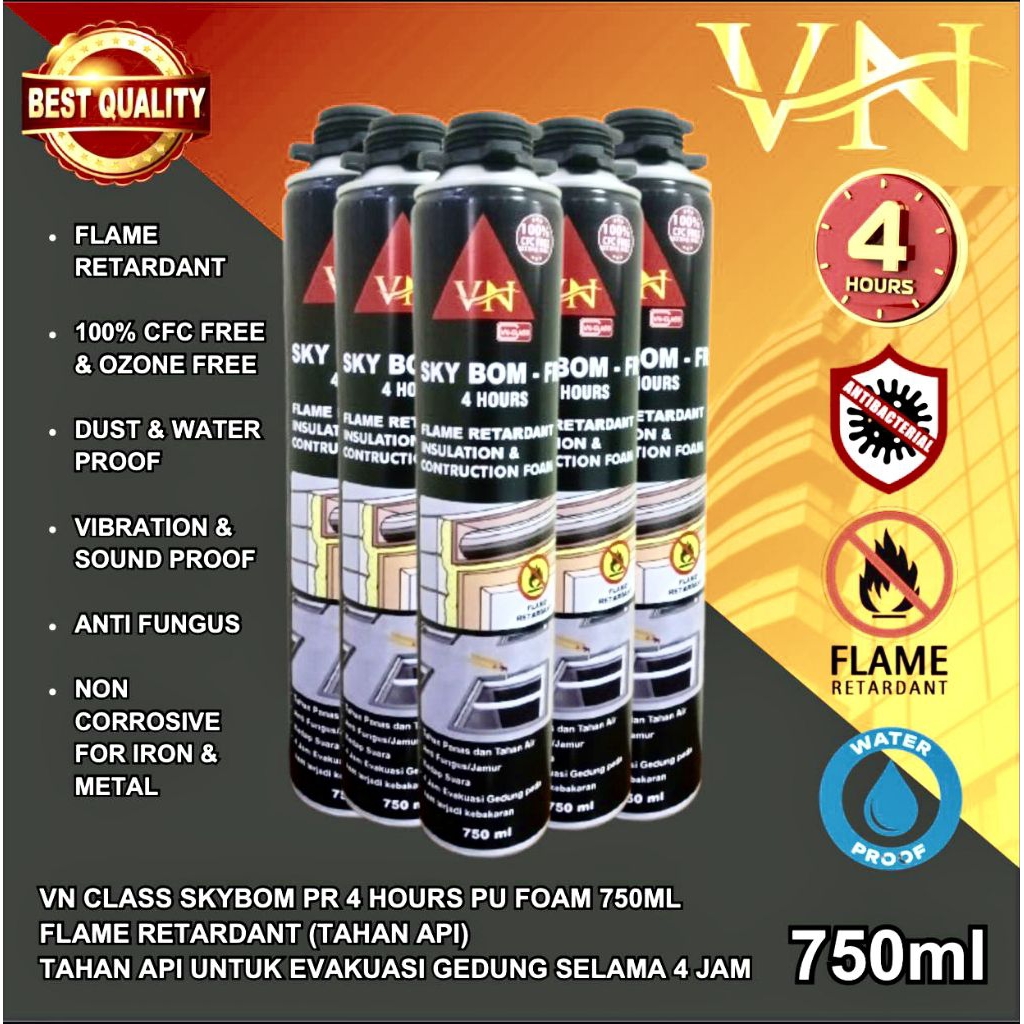 Polyurethane Foam/PU Foam VN CLASS SKYBOM FR (SETARA SIKABOOM AP) 750ml
