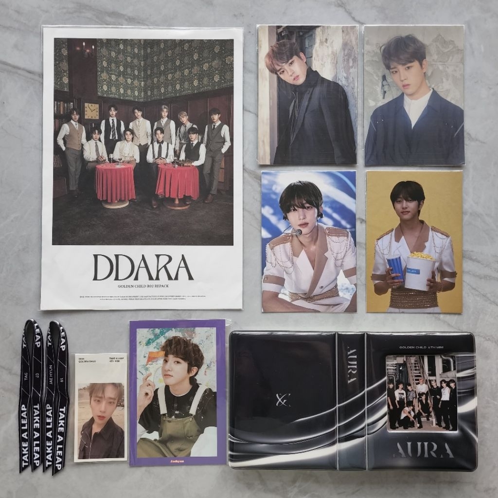 [Official] Golden Child Postcard Reboot Deluxe, AR Kcontact, Phone Strap Take A Leap (Tag Youngtaek,