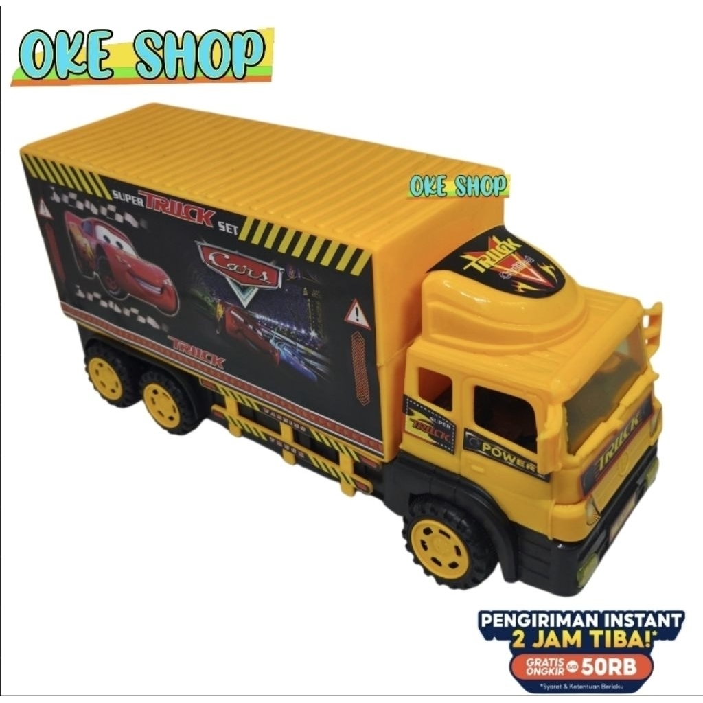 MAINAN ANAK LAKI LAKI TRUCK KONTAINER MOBIL BOX