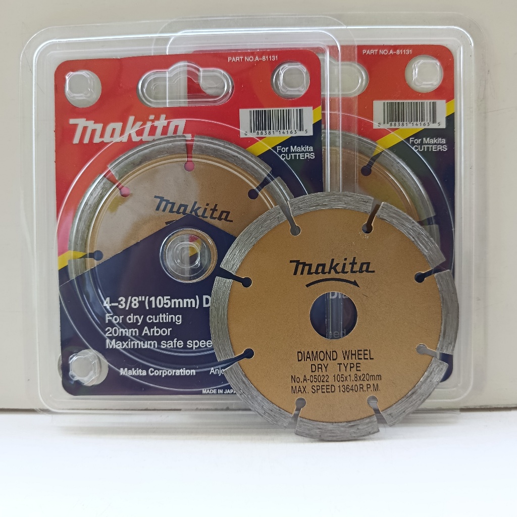 DIAMOND WHEEL PISAU POTONG KERAMIK MAKITA 4" TIPE KERING MATA GERINDA PEMOTONG KERAMIK BETON UBIN