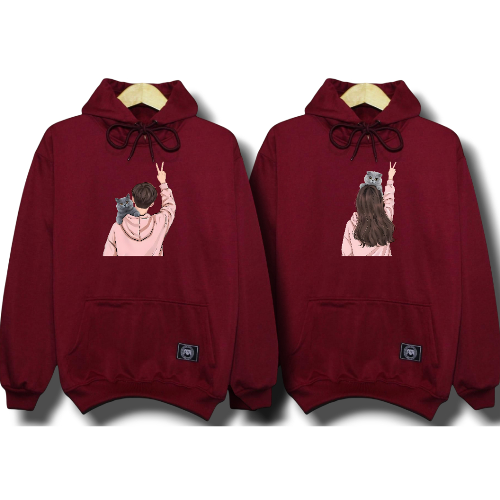 sweater couple pasangan / sweater couple pasangan 2 pcs hoodie couple / jaket couple pasangan  / Hoo