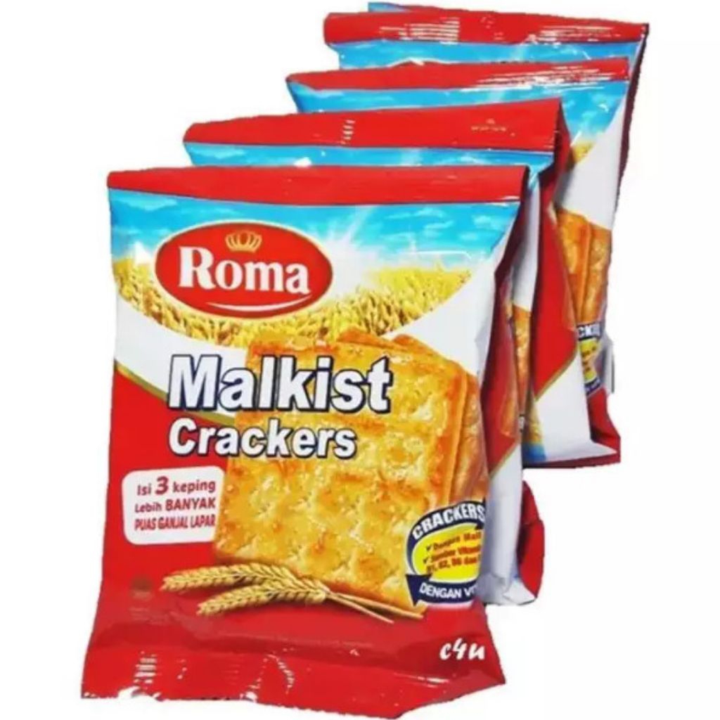 Malkist Crackers Rasa Gurih, Kriuk 10 bks
