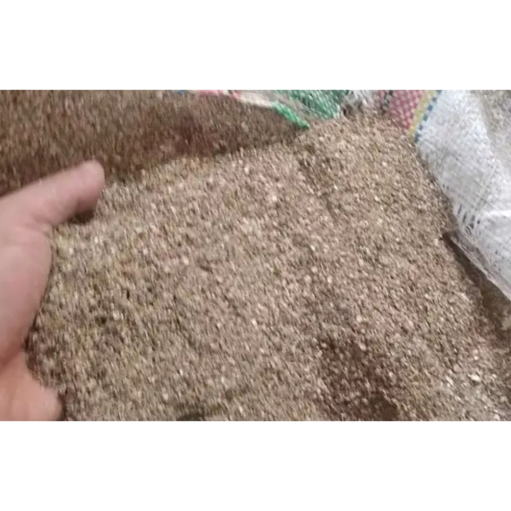 kulit kacang tanah giling