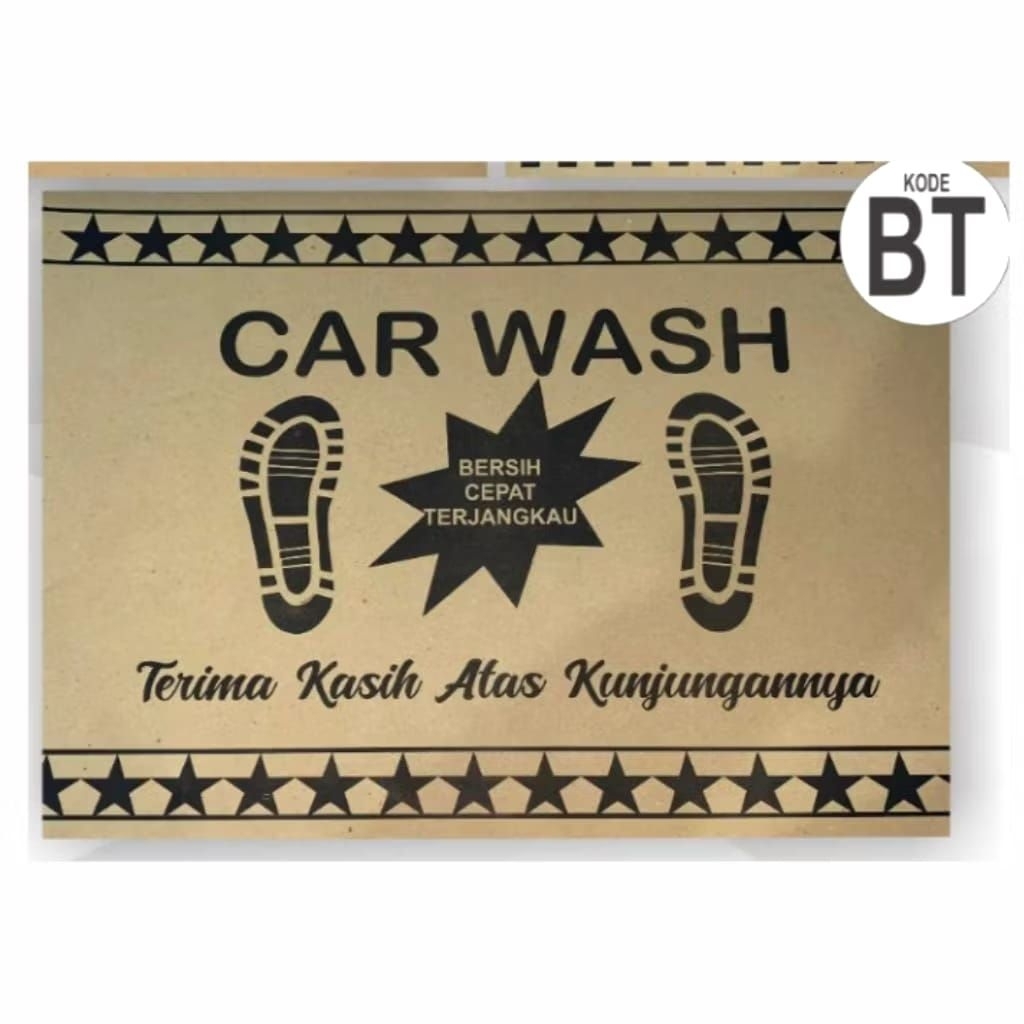 Alas kaki mobil carwash/Kertas pijakan kaki