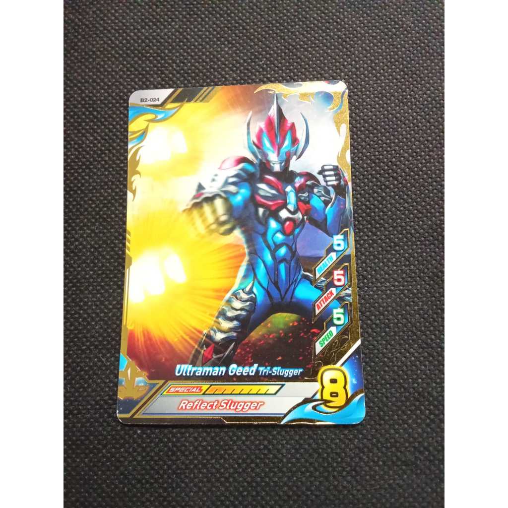 kartu Ultraman -Ultraman Geed Tri Slugger