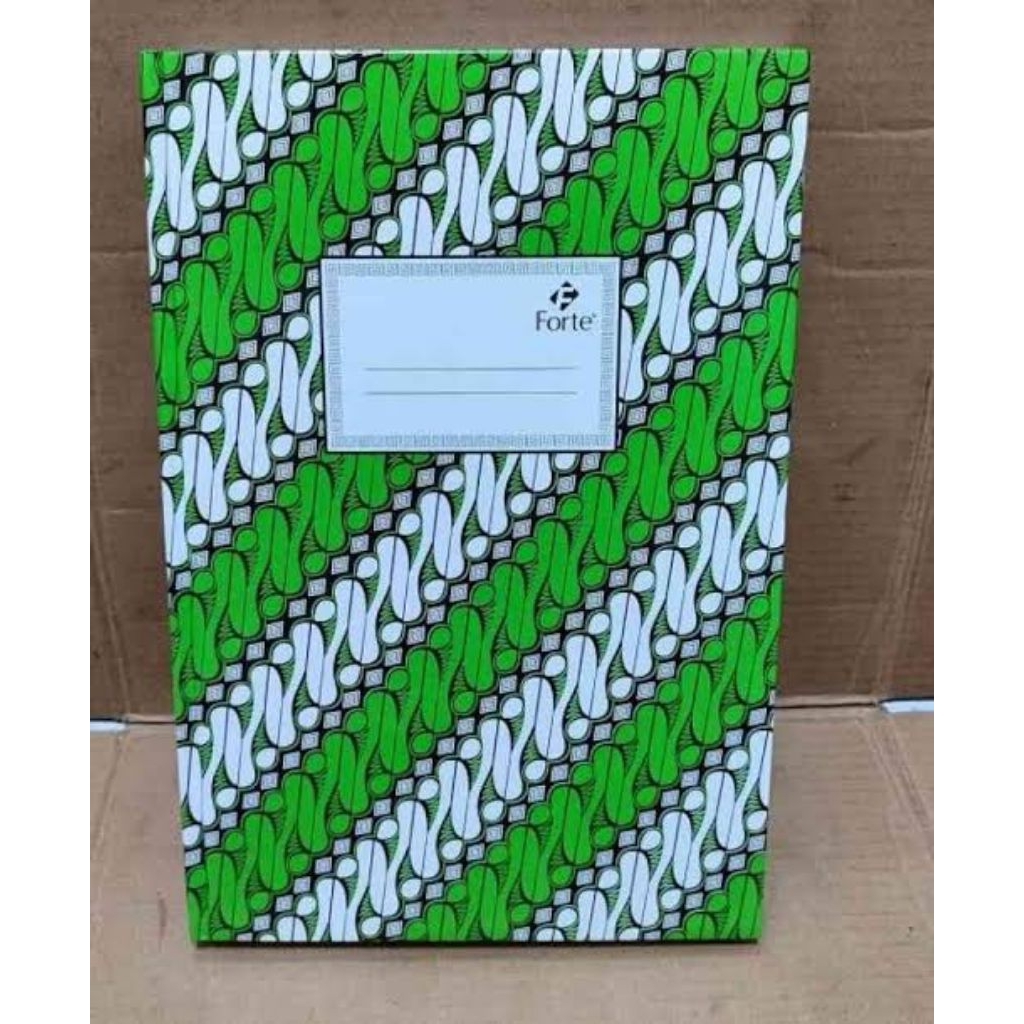 buku folio hijau besar