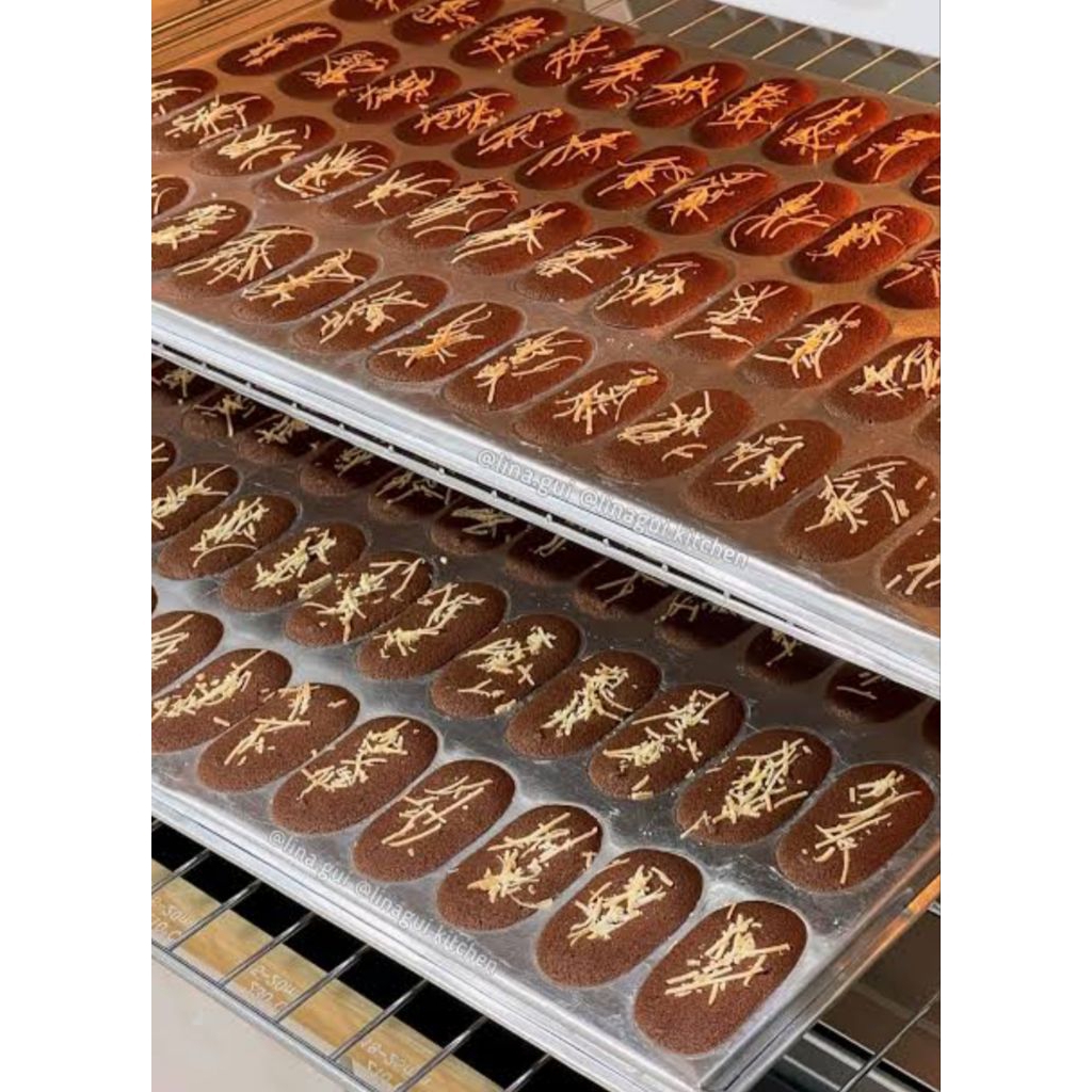 Lidah kucing coklat keju