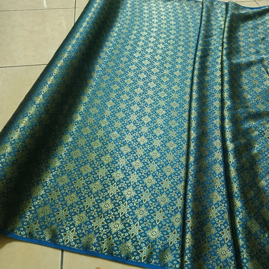 Kain songket / Bahan Songket / Bahan songket semi palembang