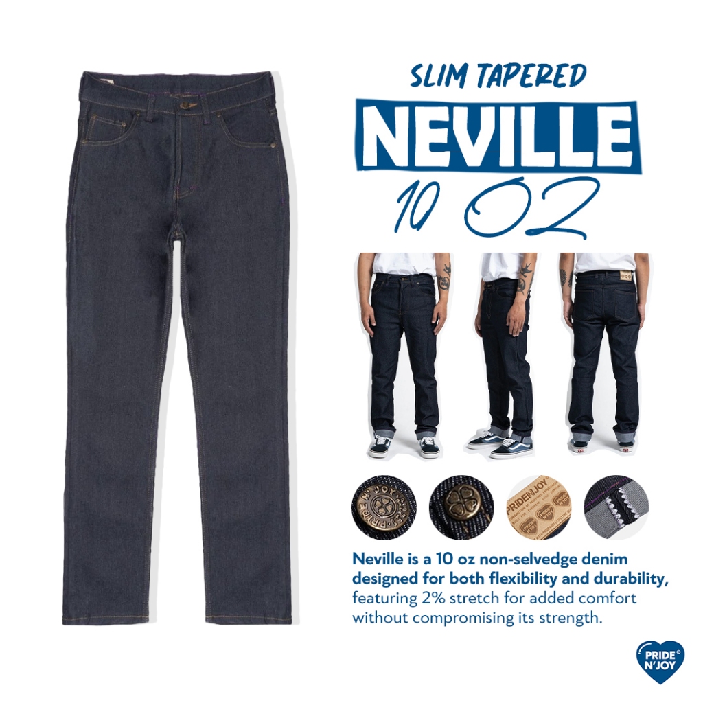 Pride N Joy - Celana Jeans Raw Denim - Neville