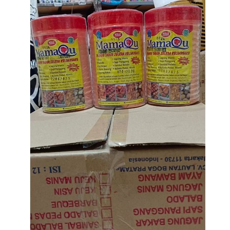 Bumbu Tabur wills Mamaqu 1kg, Bumbu Bubuk Balado, Bumbu Tabur Selera Keluarga