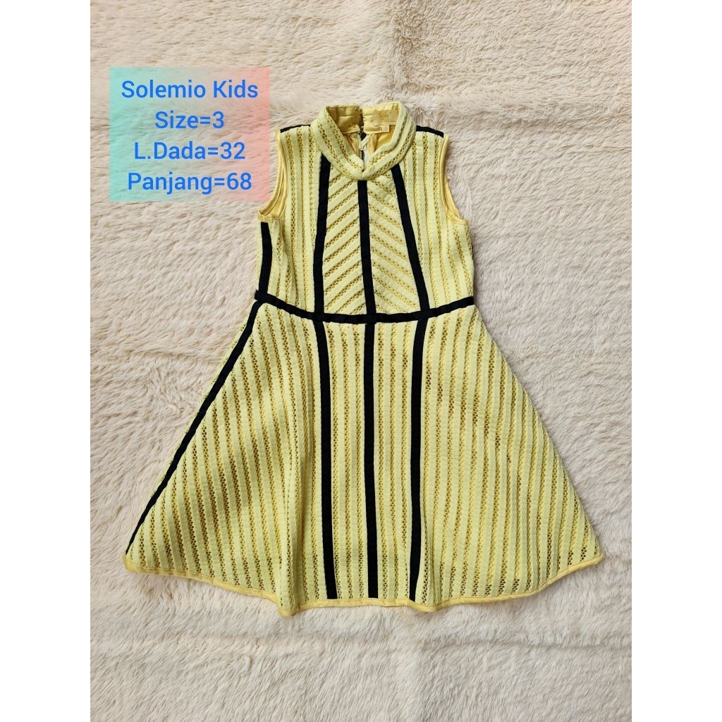 Dress Party/Baju Terusan Pesta Anak Solemio Kidz Size 3