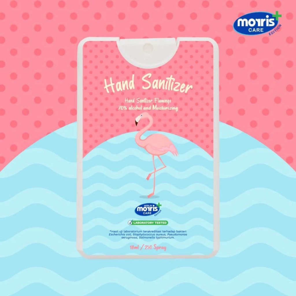 Morris Hand Sanitizer Pocket Girl Flaminggo 18ml