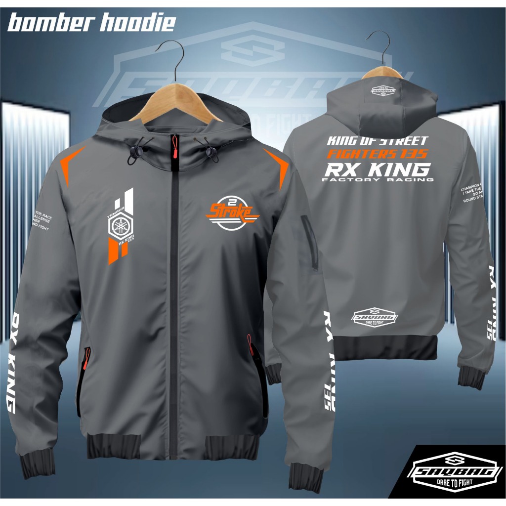 Jacket Bomber Hoodie Rx King 135 2stroke Jacket waterprof anti air