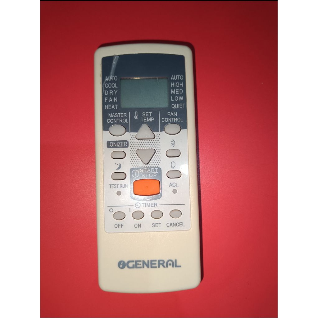 Remote ac General/remot ac Fujitsu/General AR-JE6