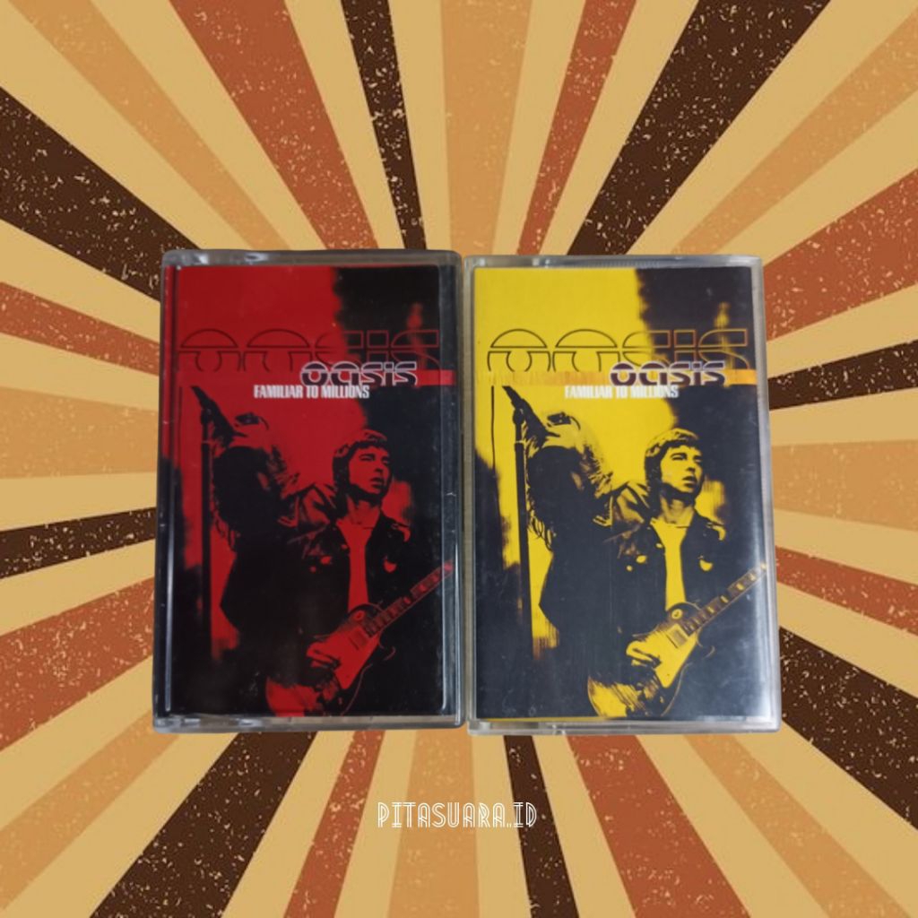 Kaset Pita Oasis New open segel - Familiar To Millions (Double Cassette)